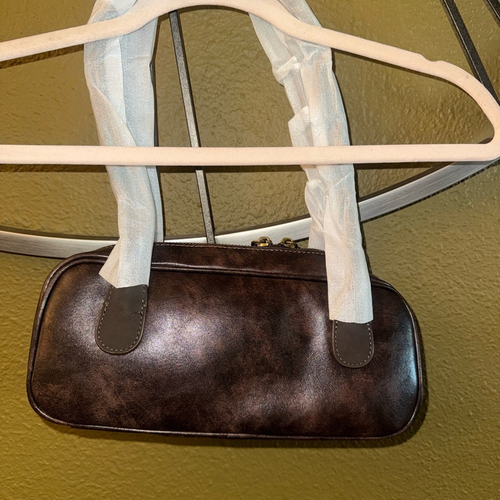 Dolls Kill Brown Patchwork Shoulder Bag - image 3